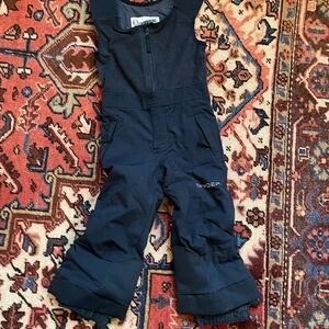 SPYDER Kids Black Snow Bib 4T